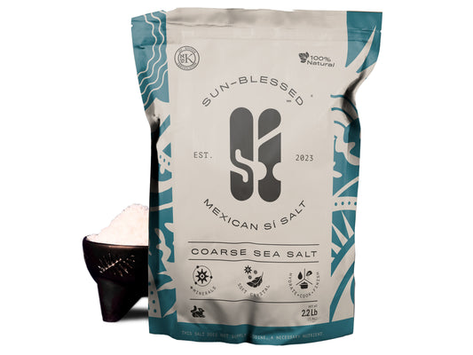 Colima Sea Salt 2.2 lb | Unrefined | +82 Minerals | Kosher | 100% Natural