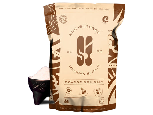 Colima Sea Salt 4.4 lb | Unrefined | +82 Minerals | Kosher | 100% Natural