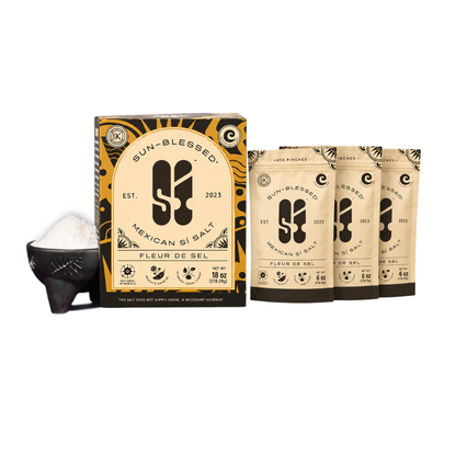 Fleur de Sel 18 oz | Unrefined | +82 Minerals | Kosher | 100% Natural