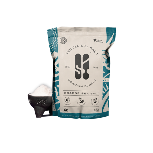 Colima Sea Salt 2.2 lb | Unrefined | +82 Minerals | Kosher | 100% Natural